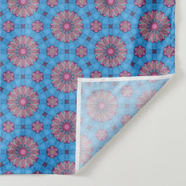 Pink Floral Art Wandteppich