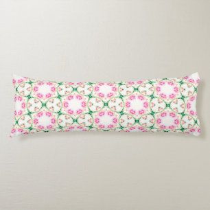 Pink Floral Artistic Abstrakt Pattern Seitenschläferkissen