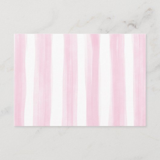 Pink Floral Baby Bekleidung Bücher für Baby Girl Begleitkarte (Rückseite)