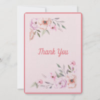Pink Floral Baby Dusche
