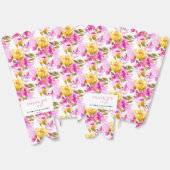 Pink Floral Baby in Bloom Baby Dusche Popcorn Geschenkschachtel (Ungeklappt)