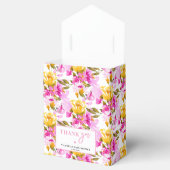 Pink Floral Baby in Bloom Baby Shower Geschenkschachtel (Geöffnet)