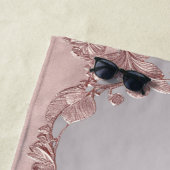 Pink Floral Beach Handtuch (Beispiel)