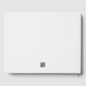 Pink Floral Beerdigung Gästebuch (Rückseite)