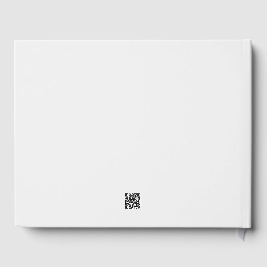 Pink Floral Beerdigung Gästebuch (Rückseite)