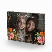 Pink Floral Best Friends Fotoblock (Rechts)