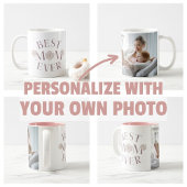 Pink Floral Beste Mama je Kaffeetasse