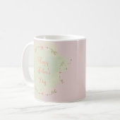 PINK FLORAL BLISS MOTHER KAFFEETASSE (Vorderseite Links)