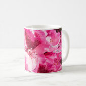 Pink Floral Bliss - Personalisierter Muttertag Kaffeetasse (VorderseiteRechts)