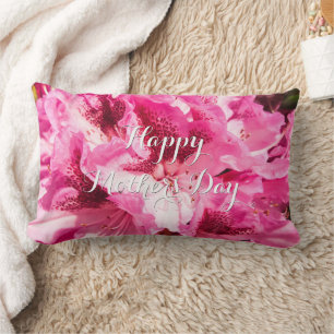 Pink Floral Bliss - Personalisierter Muttertag Lendenkissen