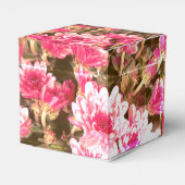 Pink Floral Bloom Pattern – Soft Botanical Design Geschenkschachtel (Rückseite)