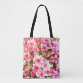 Pink Floral Bloom Pattern – Soft Botanical Design Tasche (Vorderseite)