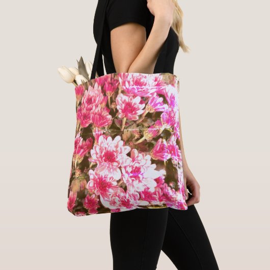 Pink Floral Bloom Pattern – Soft Botanical Design Tasche (Von Nahem)