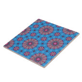 Pink Floral Boho Fliese (Seite)