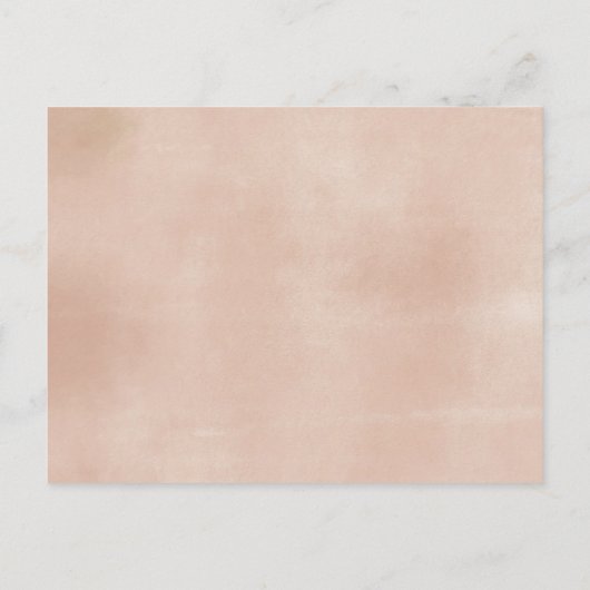 Pink Floral Boho Pampas Grass Bücher für Kinder Einladungspostkarte (Rückseite)