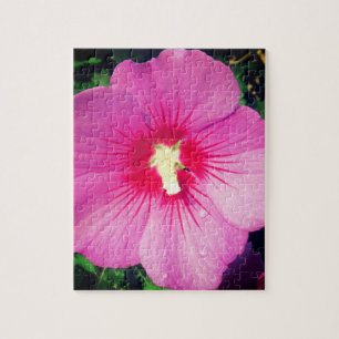 Pink Floral Botanische Fotografie Puzzle