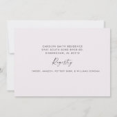 Pink Floral Bouquet Brautparty Einladung (Rückseite)