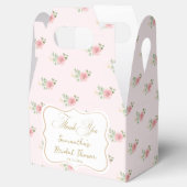 Pink Floral Bridal Tee Party Geschenkschachtel (Geöffnet)