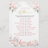 Pink Floral Bridal Teezeremonie Party (Vorne/Hinten)