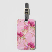 Pink floral Case Mate Gepäckanhänger (Vorderseite Vertikal)