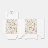 Pink Floral Chinoiserie Hochzeit Geschenkschachtel (Ungefaltet)