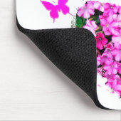 PINK FLORAL CHRISTLICH NURSE DESIGN MOUSEPAD (Ecke)