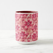 Pink Floral Coquette Tasse (Zentrum)