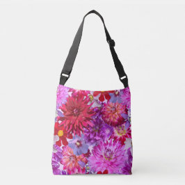 Pink Floral Dahlia Tasche