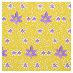 Pink Floral Daisy Fabric Stoff