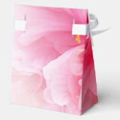 Pink Floral Design Wedding Geschenkschachtel (Rückseite)