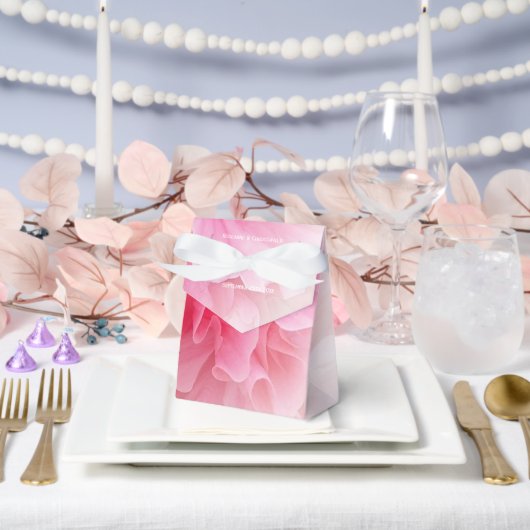 Pink Floral Design Wedding Geschenkschachtel (Hochzeit)