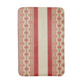 Pink Floral Designer Badematte (Vorderseite Vertikal)