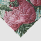 Pink Floral Dragonfly Ephemere Seidenpapier (Ausschnitt)