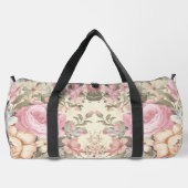 Pink Floral Duffle Bag (Rückseite)