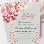 Pink Floral Elegance 60. Geburtstagsparty Einladung<br><div class="desc">Beginnen Sie dieses besondere 60. Geburtstagsfest in elegantem Stil mit dieser wunderschönen femininen, sanften Blumeneinladung mit handgemalten Aquarellfarben-Wildblumen. Der gesamte Text kann für Ihr Party personalisiert sein, auch für den Ehrengast. Wenn Sie besondere Wünsche haben oder Unterstützung beim Design benötigen, senden Sie einfach einen Chat und wir freuen uns, Ihnen...</div>