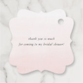 Pink Floral Elegant Vielen Dank für Ihre Lieblings Geschenkanhänger (Rückseite)