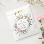 Pink Floral Erste Kommune Vielen Dank Geschenktütchen (Versiegelt)