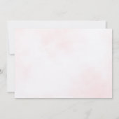 Pink Floral Fairy Garden 6th Birthday Photo Einladung (Rückseite)