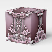 Pink Floral Fevor Box Geschenkschachtel (Vorderseite)