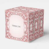 Pink Floral Fevor Box Geschenkschachtel (Rückseite)