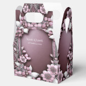 Pink Floral Fevor Box Geschenkschachtel (Geöffnet)