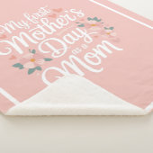  Pink Floral First Mother's Day  Sherpadecke (3/4)
