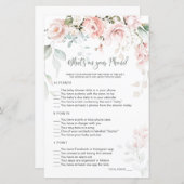 Pink Floral Foliage Baby Was auf Ihrem Handyspiel (Vorne/Hinten)