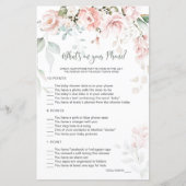 Pink Floral Foliage Baby Was auf Ihrem Handyspiel (Vorderseite)