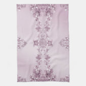 Pink Floral Foliage Küchentücher (Vertikal)