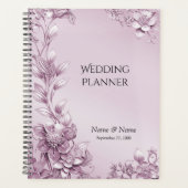 Pink Floral Foliage Plane Planer (Vorderseite)