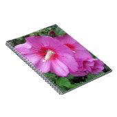 Pink Floral Fotografie Notizblock (Rechte Seite)