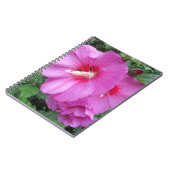 Pink Floral Fotografie Notizblock (Linke Seite)