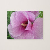 Pink Floral Fotografie Puzzle (Horizontal)