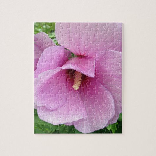 Pink Floral Fotografie Puzzle (Vertikal)